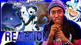 GHS  DOOR MUSIC ANIMATION COMPLETE EDITION Reaction Video [upl. by Eilrebmik]