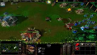 WARCRAFT 3 REIGN OF CHAOS  Night Elf Campaign  FIRST MISSION  1 Enemies at the Gate  HARD [upl. by Adnir]