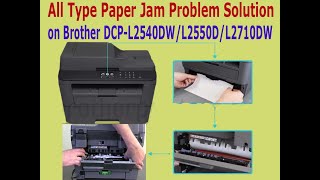 How do I clear the message Jam Inside  Brother DCPL2540DWDCPL2520DDCPL2541DW [upl. by Dewie]