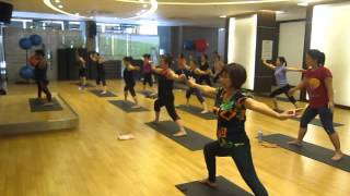 flow yoga by master Sandeep Deep at fitness plus [upl. by Lachlan575]