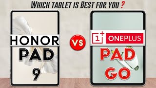 HONOR Pad 9 vs OnePlus Pad Go  Which Tablet is Best For You❓😮 [upl. by Cora]