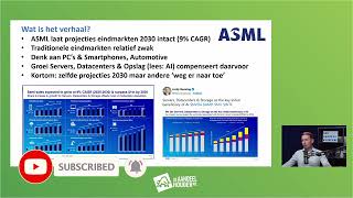 Beleggersdag ASML aandelen 6 hoger [upl. by Rasecoiluj276]