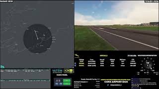 VATSIM ATC 🇮🇪 Cork Airport 🇮🇪 EICK  Ireland Live Stream 09112024 [upl. by Schroth738]