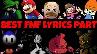 BEST FNF MODS WITH LYRICS 2 [upl. by Herrod]