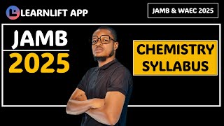 JAMB CHEMISTRY SYLLABUS JAMB AND WAEC 2025 UTME 2025 [upl. by Kirchner]