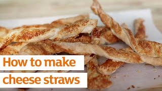 How to make cheese straws  Recipe  Sainsburys [upl. by Nileek918]