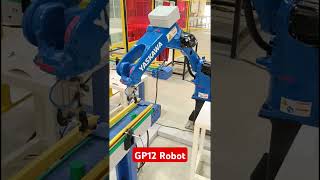 Yaskawa GP 12 RobotTATA TECHCOE courseJrRobot operator and programmerMaterial handlingshorts [upl. by Nolrak]