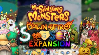 Dawn of Fire SEASONAL EXPANSION  My Singing Monsters [upl. by Paehpos]