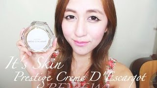 Treat Acne amp Acne Scarring with Snail Cream Its Skin Prestige Creme DEscargot Review [upl. by Yirinec102]