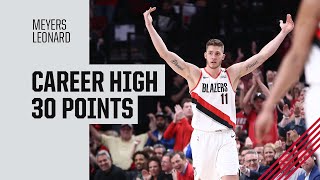 Meyers Leonard Career High 30 points Highlights vs Golden State Warriors [upl. by Elka]