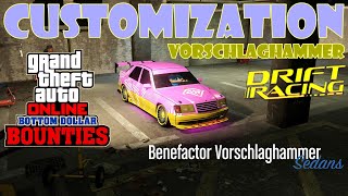 Benefactor Vorschlaghammer Customization Drift Racing Car  Bottom Dollar Bounties  GTA Online [upl. by Ishmael993]