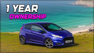 1 Year Owership Review of My Mk7 Fiesta ST [upl. by Ardnnek842]