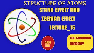 LEC15STARKEFFECTZEEMANEFFECTCLASS11CHAPTER2STRUCTUREOFATOM [upl. by Ahsiaa]