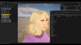 Ornatrix UE Procedural groom export in UE5 [upl. by Dunlavy835]