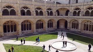 Jerónimos Monastery Cloister Lisbon Portugal [upl. by Isa]