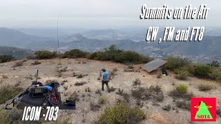 Summits on the Air with the ICOM  703 [upl. by Refinneg]