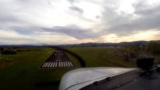 Gisborne Runway 32L Approach amp Landing [upl. by Anawak]