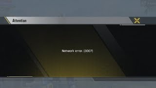 Fix Call of duty warzone network error 3007 COD mw game play not working Call of duty server down [upl. by Snej]