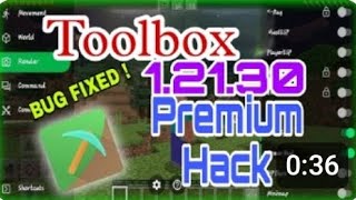 Toolbox 12130 infinite PREMIUM apk  32bit minecraft toolbox download link [upl. by Eleanora587]