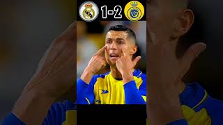 Real Madrid Vs Al nassr 24 Final score highlights ronaldo Vs vinicius mbappe shorts football [upl. by Mirabelle]