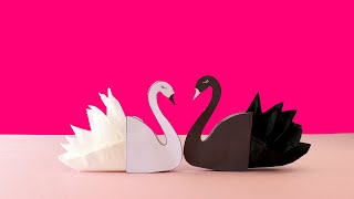 Paper Napkin Swans [upl. by Strenta]