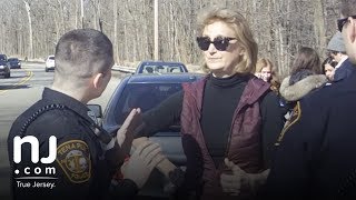 Complete 1hour video Port Authority commissioner confronts police during NJ traffic stop [upl. by Ardnuassac646]