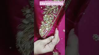 Letest Sharara Design For Wedding💖Gharara Embroidery Shaadi Ke Liyetrending viralshorts [upl. by Petrine372]