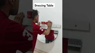 Dressing table idea mirror partition trendingonshorts shorts viralvideo [upl. by Yhtir278]