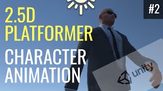 2 Character Animation  Unity Tutorial [upl. by Dragelin797]