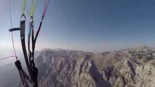 Paragliding over Makarska  September 2015 [upl. by Onaivatco]