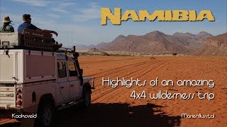 Namibia in 4K  Kaokoveld 4x4 in 3 minutes [upl. by Calmas632]