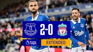 EXTENDED PREMIER LEAGUE HIGHLIGHTS EVERTON 20 LIVERPOOL [upl. by Nivlak]