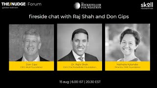 In conversation with Raj Shah The Rockefeller Foundation India  and Don Gips Skoll Foundation [upl. by Rozina501]