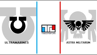 BATTLE REPORT NEW 10TH EDITION ULTRAMARINES VS ASTRA MILITARUM  WARHAMMER 40K  GRAND TOURNAMENT [upl. by Erodoeht852]