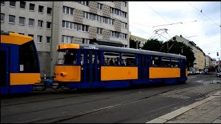 120 1466 On Tour Trams in Leipzig [upl. by Jsandye709]