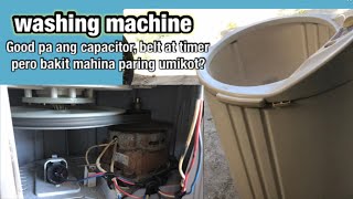 Washing machine slow spinning troubleshootingrepairmotor problem [upl. by Salhcin112]