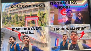 My College Tour ❤️ College Life Vlog  Being Jai Vlog [upl. by Leamaj28]