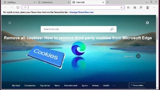 How to remove third party cookies from Microsoft Edge [upl. by Releehw]