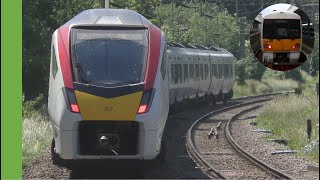 Trains at Sawbridgeworth [upl. by Ermengarde496]