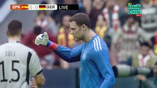 🔴EN VIVO España vs Alemania  EURO 2024  PES 21 Simulation Gameplay [upl. by Kauffmann]