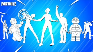 These Legendary Fortnite Dances Have The Best Music Lego Fortnite TMNT Leonardo Slim Shady [upl. by Hanfurd]