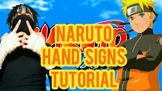 NARUTO HAND SIGNS TUTORIAL [upl. by Adlitam527]