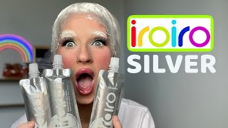 Bleaching PINK Out amp Trying IROIRO Silver SemiPermanent Hair Color [upl. by Belden651]