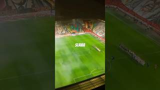 Slavia Prague put on a show 🔥 football fans slaviaprague czech europe shorts [upl. by Hanej968]