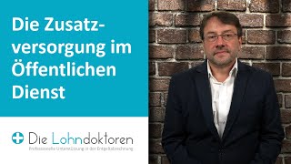 VideoSeminar Zusatzversorgung im Öffentlichen Dienst [upl. by Nelo]