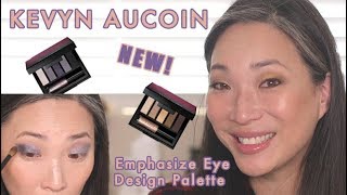 KEVYN AUCOIN  Emphasize Eye Design Palette Review Swatches Demo [upl. by Ahsatsana]