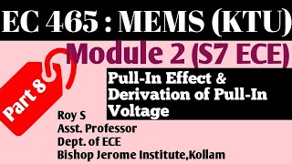 Module 2Part 8MEMSS7 ECEKTU [upl. by Luy]