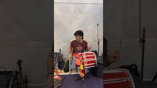 Dhol Solo By Janny Dholi amp Student dhol trending shorts l [upl. by Atinihs740]