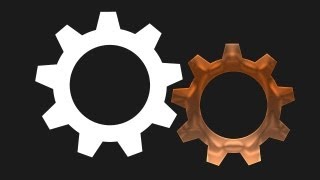 Using Transform to Create a Vector Gear in Illustrator [upl. by Ginsberg154]