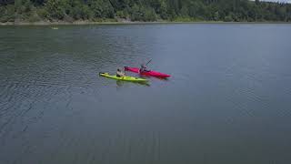 Delsyk Design Kayaks paddling at River Saale Cascade [upl. by Baumann]